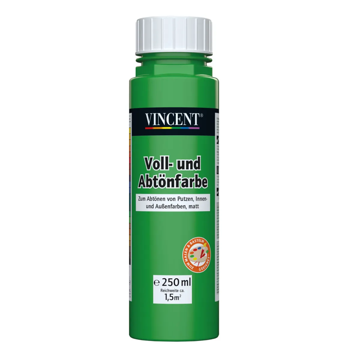 Vincent Voll- und Abtönfarbe grasgrün 0,25 L