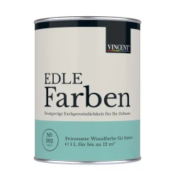 Vincent  Wandfarbe EDLE Farben Lagune matt 1,0 L