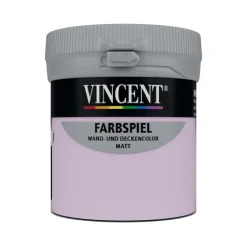 Vincent Wandfarbe Farbspiel "Pastelllila" matt 0,075 L