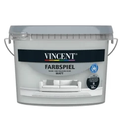 Vincent  Wandfarbe Farbspiel Stein matt 1 L