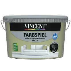 Vincent Wandfarbe Farbspiel "Schilf" matt 5 L