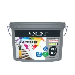 Vincent  Wandfarbe Latexfarbe Mix It seidenglänzend 2,5 L