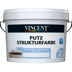 Vincent  Wandfarbe Putz Strukturfarbe MIX IT 10 l
