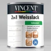 Vincent Weißlack 2in1 Brilliantweiß seidenmatt 125 ml