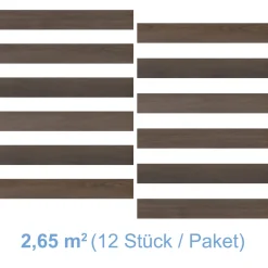 Vinyl SPC Eiche Posen 1220 x 181 x 4,5 mm