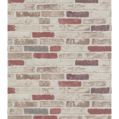 Vliestapete Stein 10,05 x 0,53 m rot