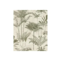 Vliestapete 10,05x0,53 m Palme grün