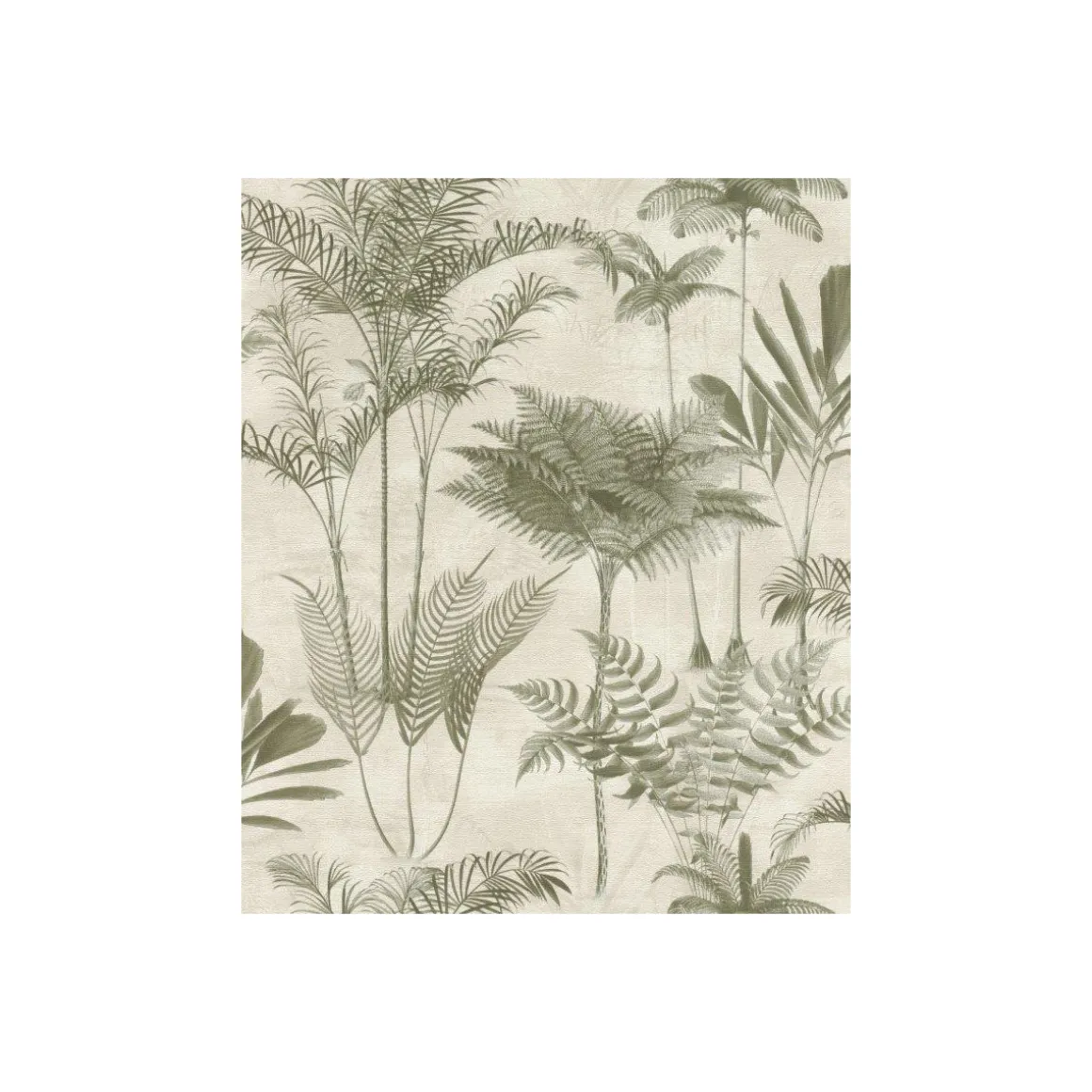 Vliestapete 10,05x0,53 m Palme grün