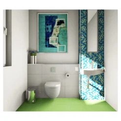 Wandfliese Bianca weiß rektifiziert 60 x 30 x 0,8 cm