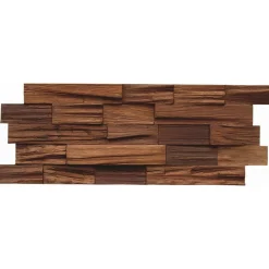 Wandverkleidung Bangkirai Coffee 5er-Set