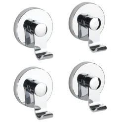 Wenko  Vacuum-Loc Haken-Set Irun 2 x 2 Haken Zwei 2er Sets Befestigen ohne bohren