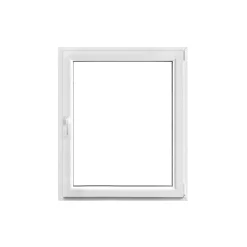 Wärmeschutzfenster Q 71 Premium Serie 3-fach Verglasung weiß 100 x 80 cm