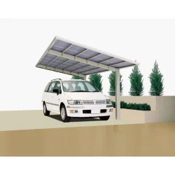 Ximax Carport Alu Linea 110 Edelstahl-Look