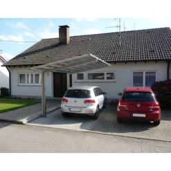 Ximax Carport Alu Linea 110 Edelstahl-Look