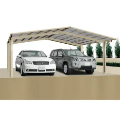 Ximax Carport Alu Linea 110 M Edelstahl-Look