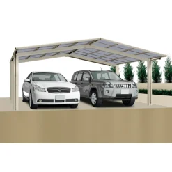 Ximax Carport Alu Linea 80 M Edelstahl-Look