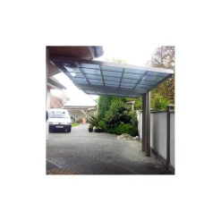 Ximax Carport Alu Neo 90 Typ 2850 Edelstahl-Look