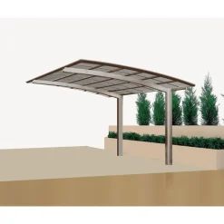 Ximax Carport Alu Portoforte 110 Edelstahl-LookSB