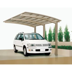 Ximax Carport Alu Portoforte 60 Edelstahl-Look