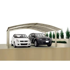 Ximax Carport Alu Portoforte 80 M-Ausführung Edelstahl-Look