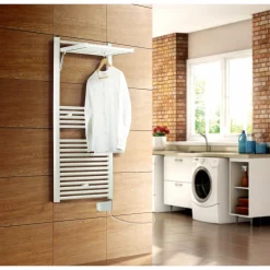 Ximax  Elektrischer Handtuchwärmer Bianca-E 1283 x 500 mm 559-609 Watt inkl Klappelement und Heizstab Weiß