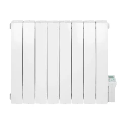 Ximax  Elektrischer Heizkörper Kale 575 x 711 mm 1500 Watt inkl Heizstab digital Weiß