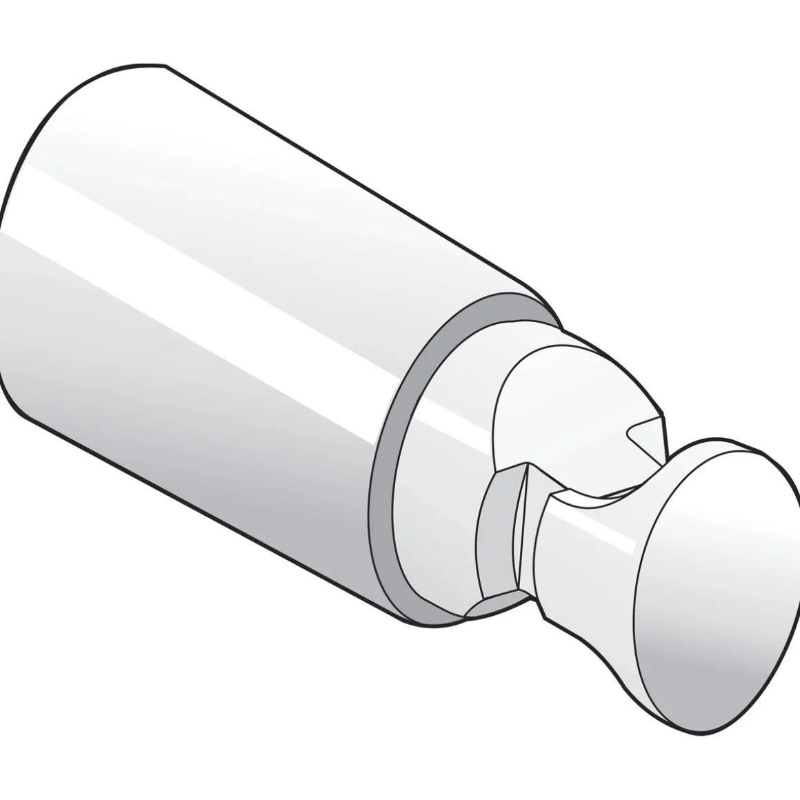 Ximax Heizkörper Zubehör Kunststoffhalterung für Badheizkörper 3-fach Chrom