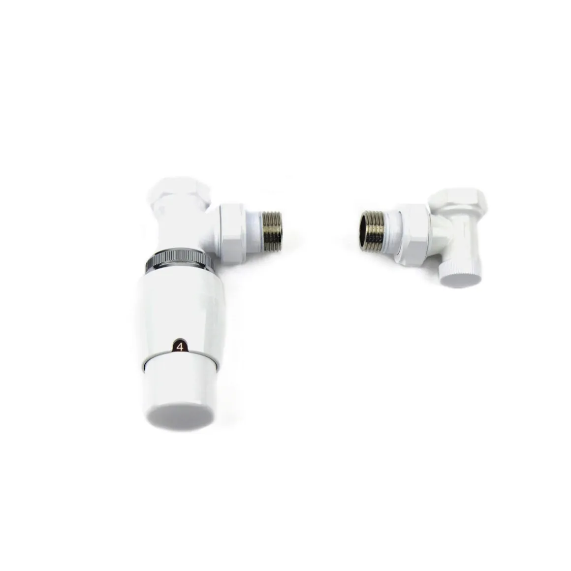 Ximax Heizkörper Zubehör Thermostatset Elegant Durchgangs-Ausführung 16 mm Anthrazit