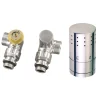 Ximax  Heizkörper Zubehör Thermostatset Winkelform Typ SX Winkeleck 15 mm Chrom