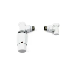 Ximax  Heizkörper Zubehör Thermostatset Elegant Eck-Ausführung 15 mm Weiß