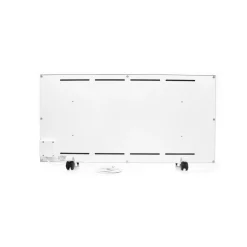 Ximax  Infrarotheizung mobile Heizung inkl Rollen und Raumthermostat 500 x 1000 mm 750 Watt Weiß