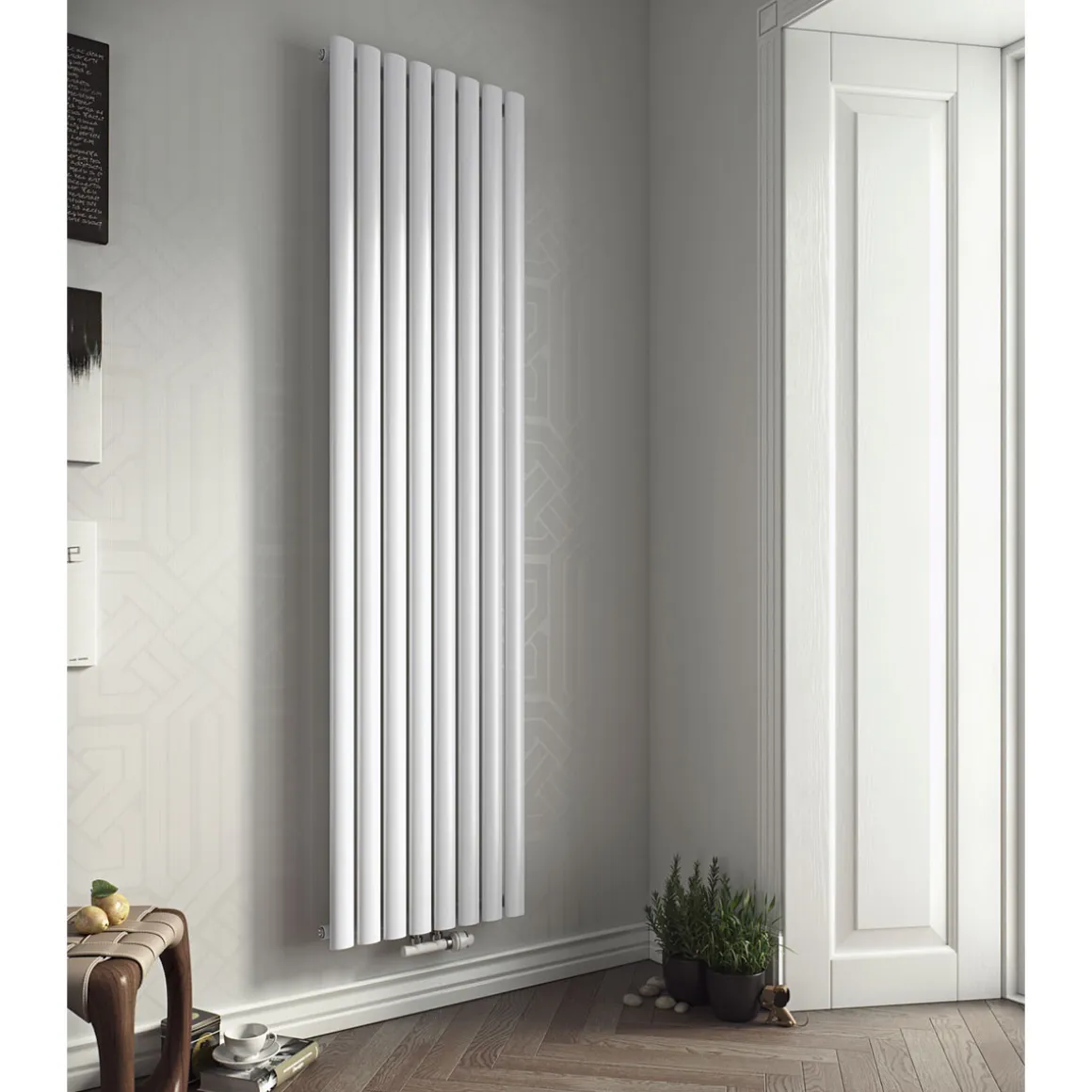 Ximax Raumheizkörper Fortuna 1800 x 468 mm 989 Watt Mittenanschluss Weiß