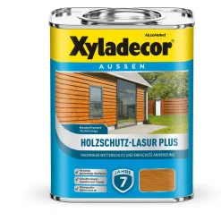 Xyladecor Holzschutz-Lasur Plus Eiche hell 0,75 L